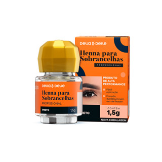 Henna Della&Delle Para Sobrancelhas Profissional - 1,5G em Oferta na Shopee