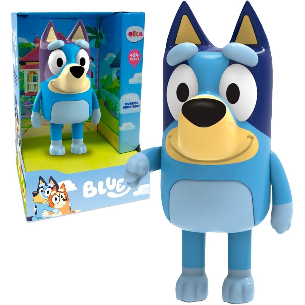 Bluey Cachorrinha Azul Brinquedo Infantil Boneca Articulada Para Crianças - Elka Brinquedos em Oferta na Shopee