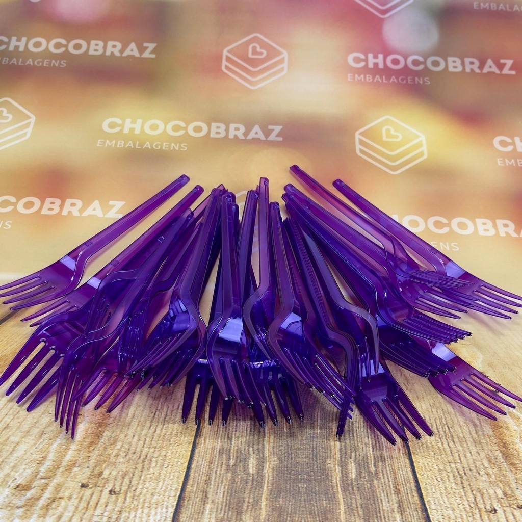 50~250 GARFO SOBREMESA PS NEON ROXO BELLO FESTAS em Oferta na Shopee