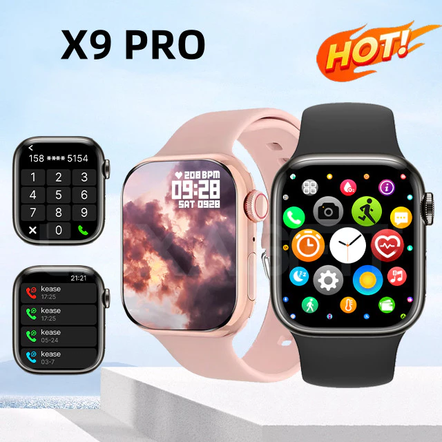 Relógio Smartwatch Original X9 Pro Série 45mm, GPS, NFC, Monitor de Pressão Arterial – São Paulo, Estoque Disponível — imagem 1