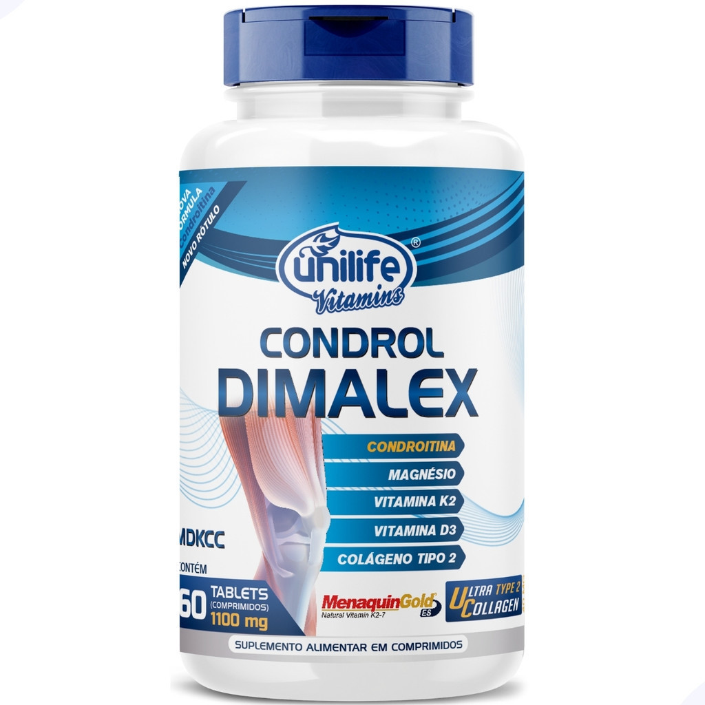 CONDROL DIMALEX 1000MG -  60 COMP. - 1487 - UNILIFE