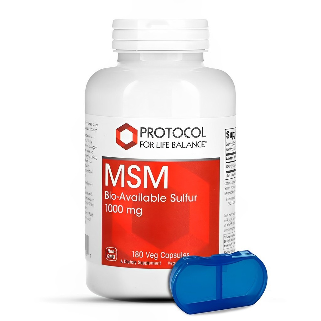 Protocol Msm 1000mg 180 Cápsulas  c/Porta Cápsulas
