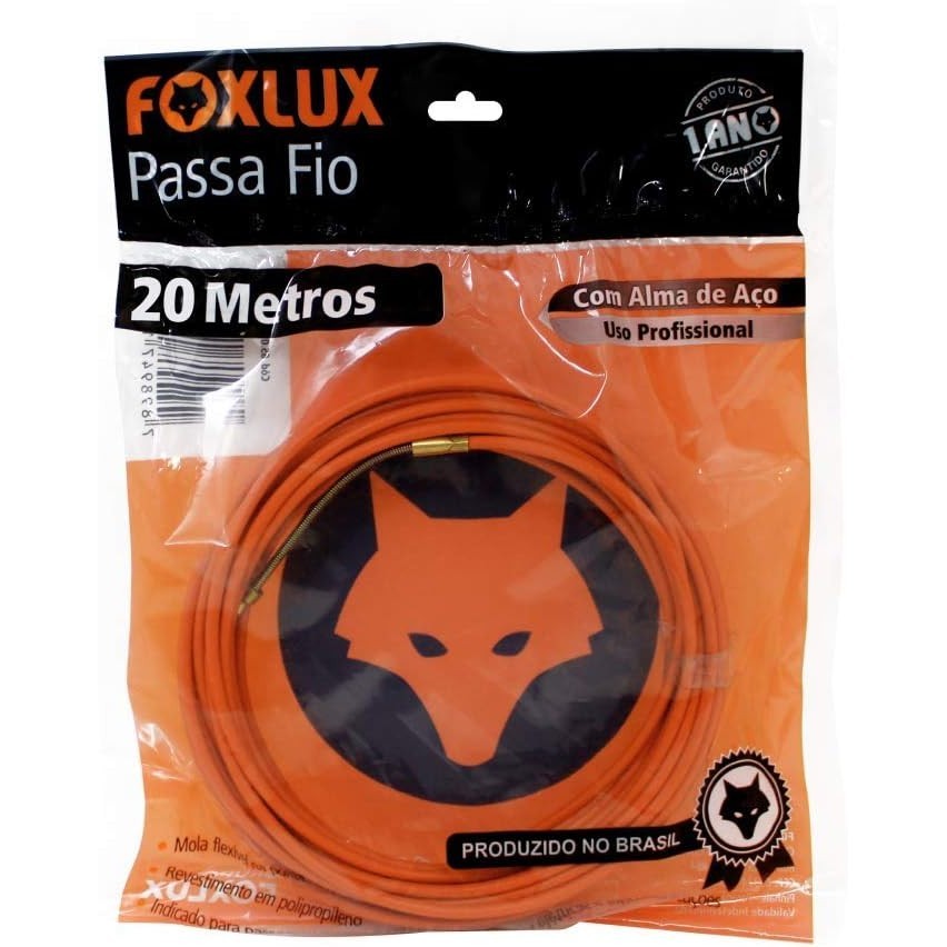 Passa Fio Foxlux 20M com Alma de Aço | Instalação elétrica, resistência elevada em Oferta na Shopee