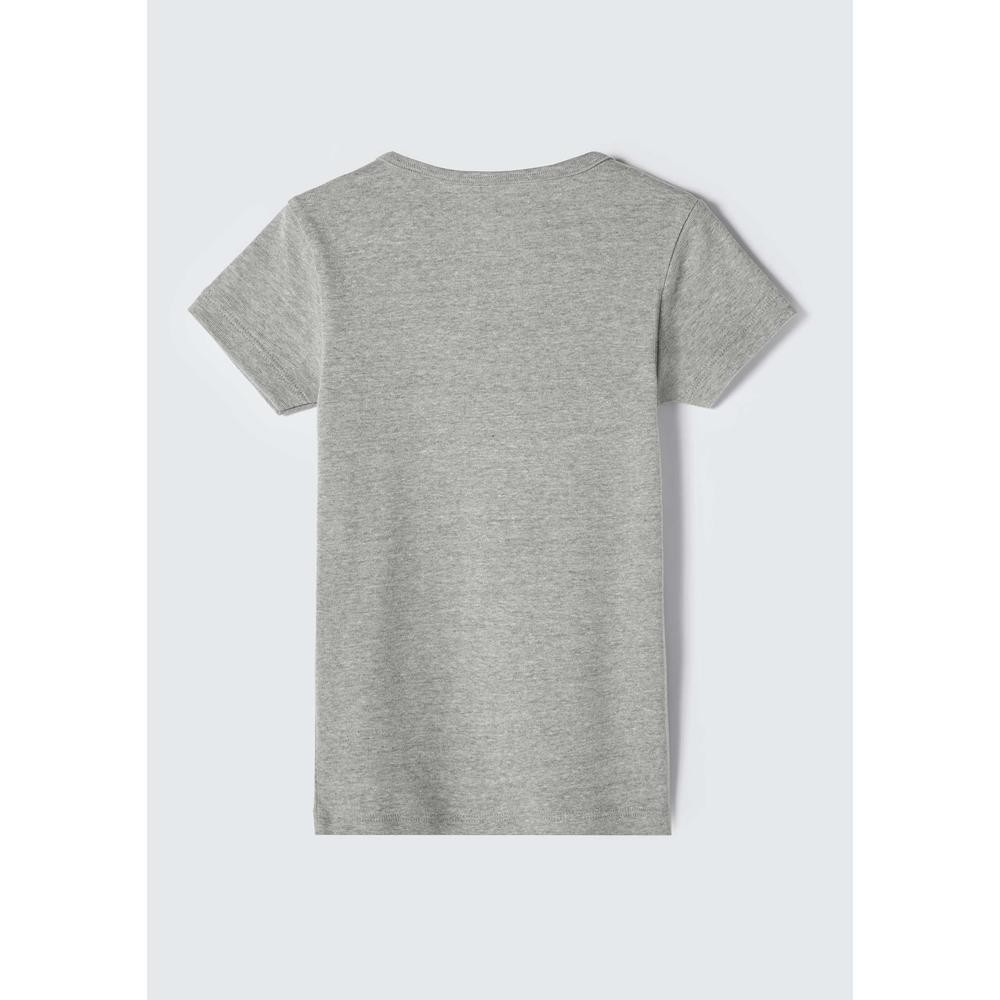 Detalhes do Blusa Básica Infantil Menina Manga Curta Slim Em Ribana Hering Kids