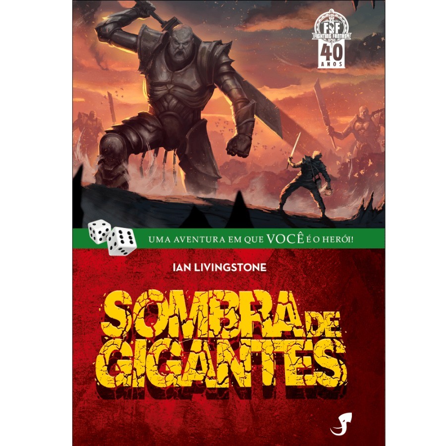 Livro Jogo RPG: Sombra de Gigantes Fighting Fantasy 30