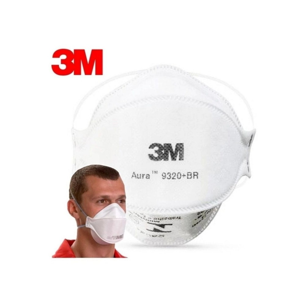 Mascara Descartavel 3M Aura 9320+BR 1 Unidade em Oferta na Shopee