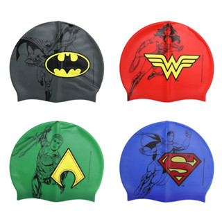 Touca de Natação para crianças. Touca Infantil Silicone Liga Da Justiça Dc Belfix em Oferta na Shopee