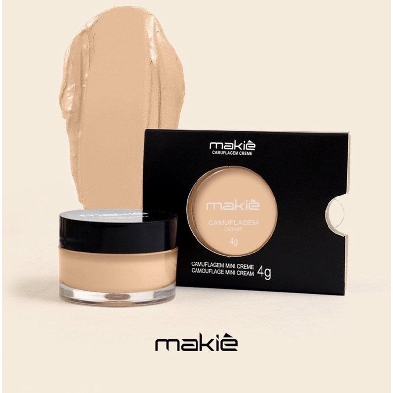 Corretivo Camuflagem em creme Makiê 17g e 4g em Oferta na Shopee