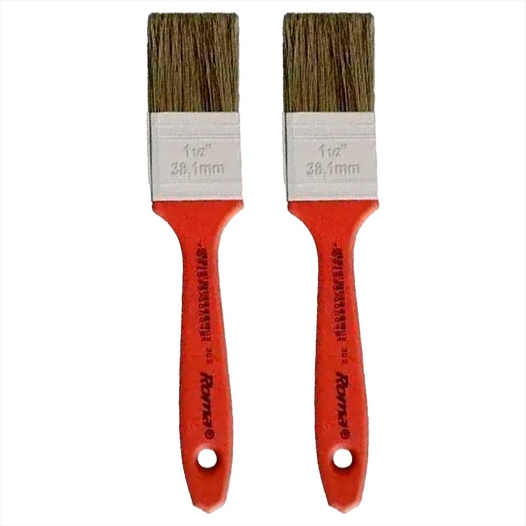 Trincha Pincel 302 Roma 1.1/2 Polegadas Kit C/2 Und