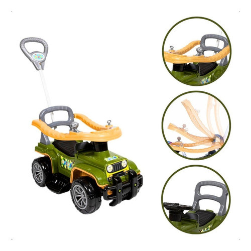 Carrinho Passeio Infantil Quadriciclo Maral Jip Jip Menino Cor Verde em Oferta na Shopee