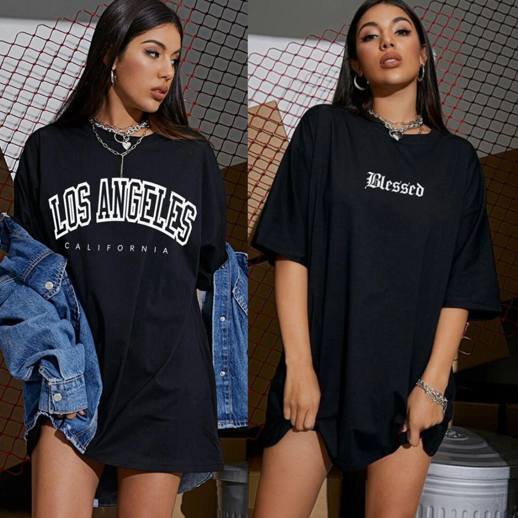 Kit 2 Camisetas Blusa Tshirt Academia Feminina Pretas Blusão Treino Crossfit Fitness Muscul 750