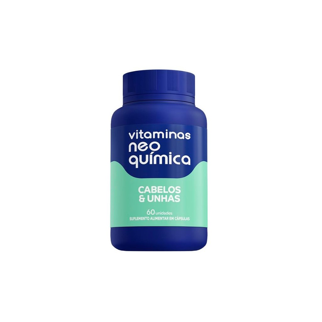 Vitaminas Cabelos E Unhas 60 Cápsulas - Neo Química