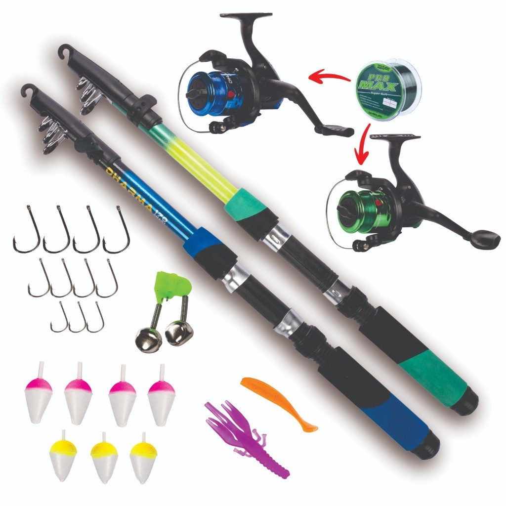 Kit Barato 2 Varas + 2 Molinetes + Itens Promoção em Oferta na Shopee