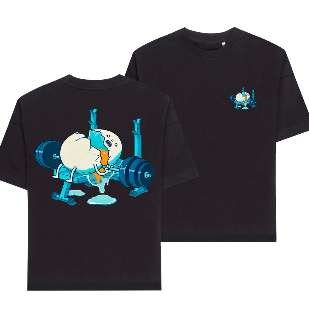 Camiseta Oversized Streetwear Masculina Feminina Camisa 100% Algodão Ovo Work Hard Academia Lançamento