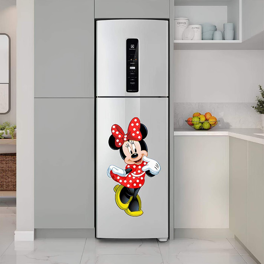 Adesivo de Geladeira Minnie Mod07 em Oferta na Shopee