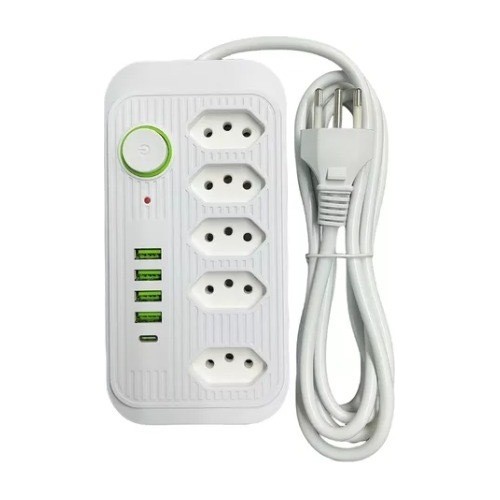 Filtro de Linha  5 Tomadas USB Tipo-C em Oferta na Shopee