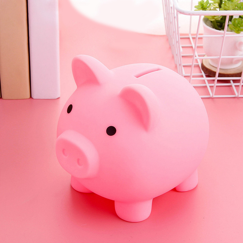 Cofrinhos Plásticos Seguros Duráveis Da Caixa Do Dinheiro Banco Moeda Porco Bonito