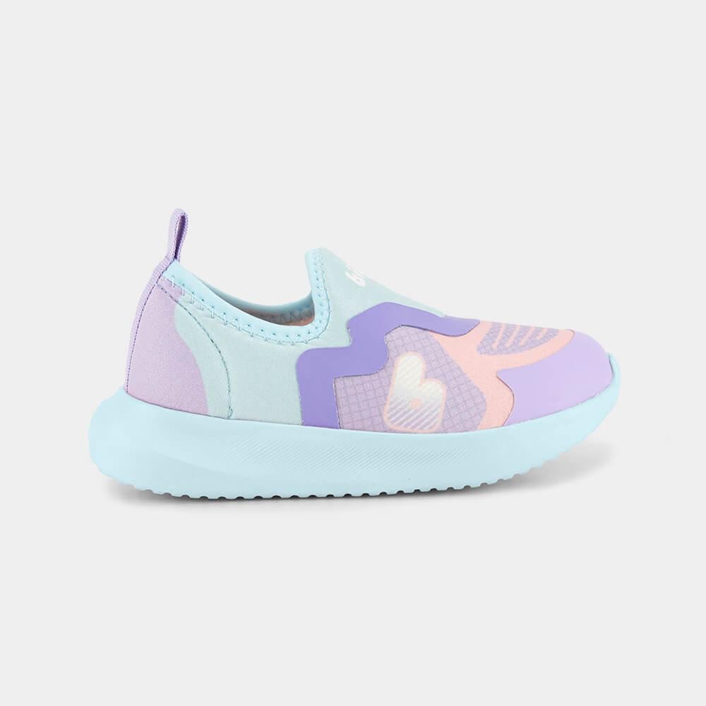 Imagem Tênis Infantil Bibi Flash Azul com Lilás