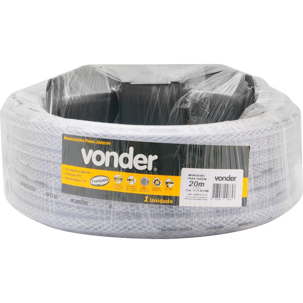Mangueira Para Jardim 7/16  Transparente Trancada Suporte Co em Oferta na Shopee