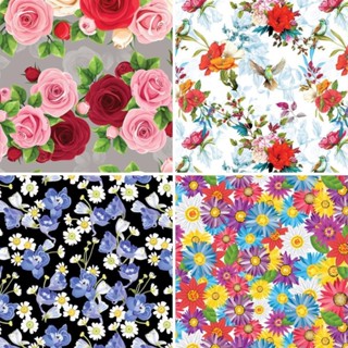Papel de Presente 50X60CM Couchê Fantasia Feminino I 4 Modelos - Pacote com 40 em Oferta na Shopee