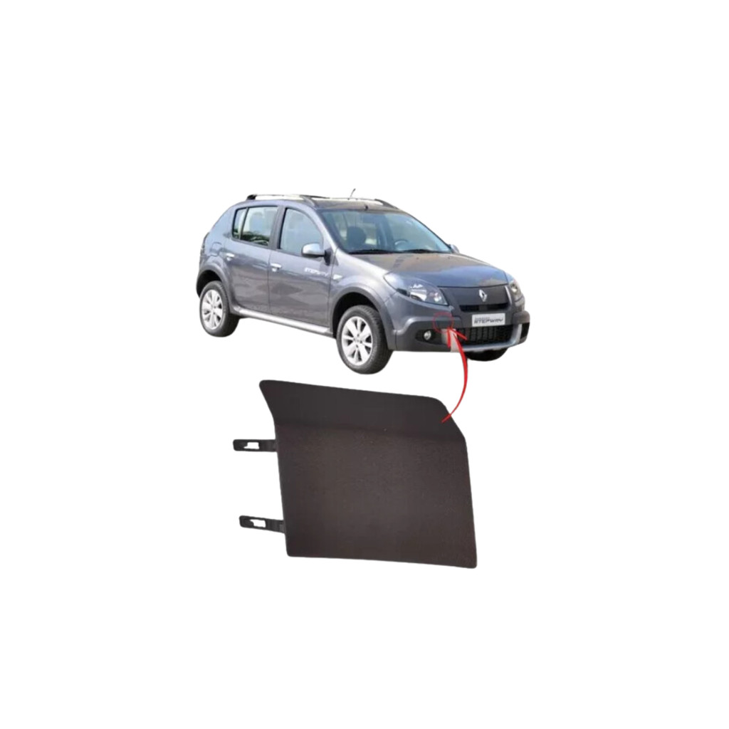 Tampa Reboque Para-choque Dianteiro Sandero Stepway 2011 a 2014