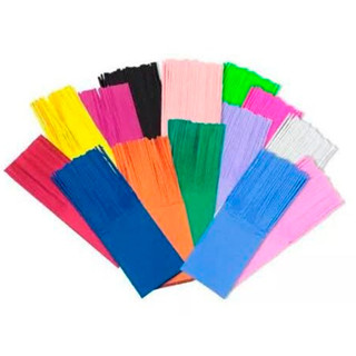 96 Papel De Seda Para Balas de Coco 2 Franjas (Diversas Cores) - Escolha! em Oferta na Shopee