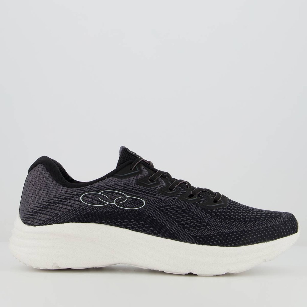 Tênis Olympikus Index 3 Preto e Cinza - Men Shoes