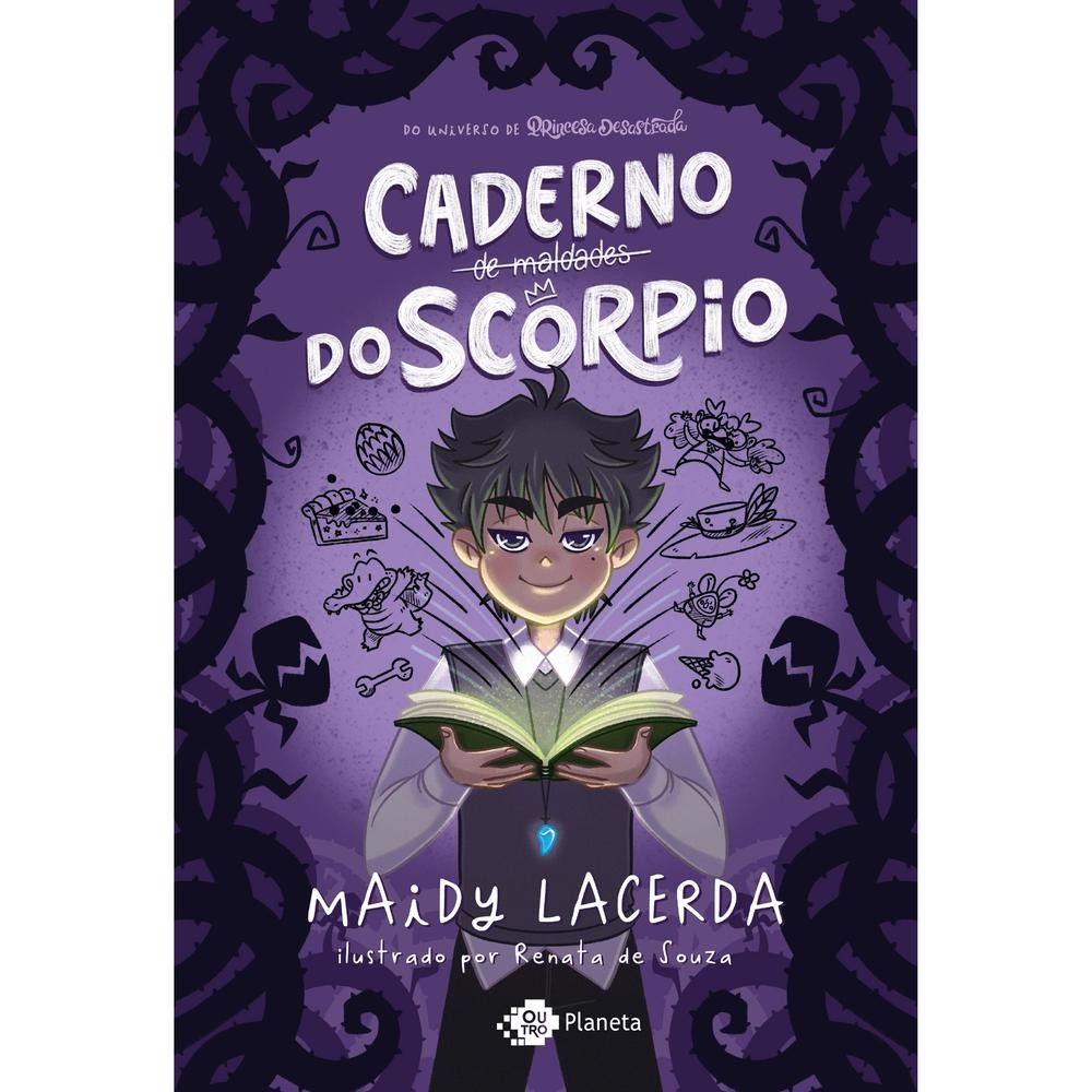 Livro O caderno de maldades do Scorpio Leitura Light