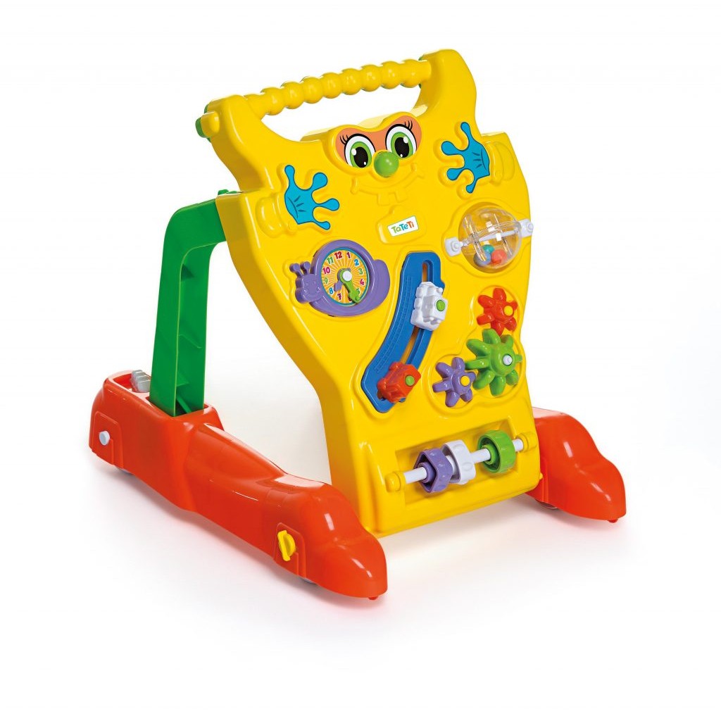 Andador Interativo Didático 2 em 1 Carrinho Infantil Com Atividades Andador Feliz