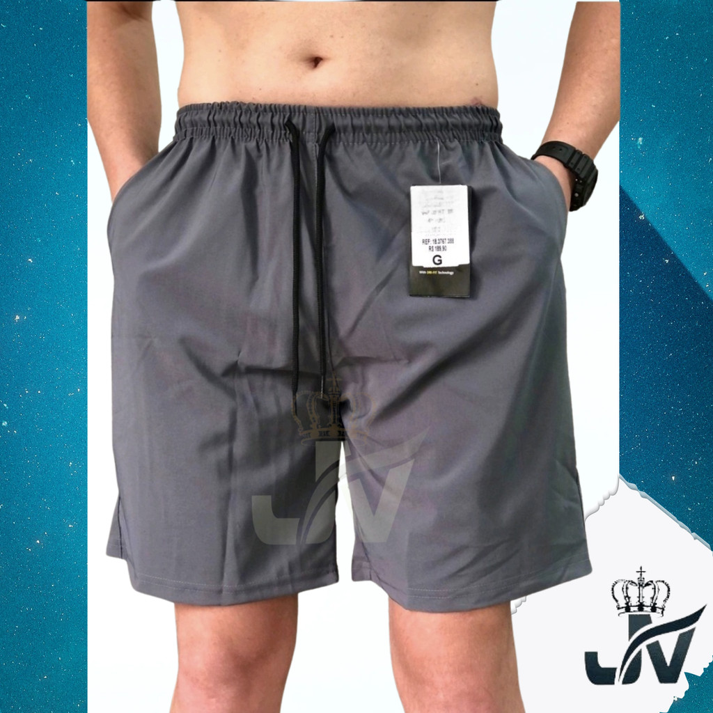 Shorts Masculino Com Elastano Bermudas Academia Treino Sport