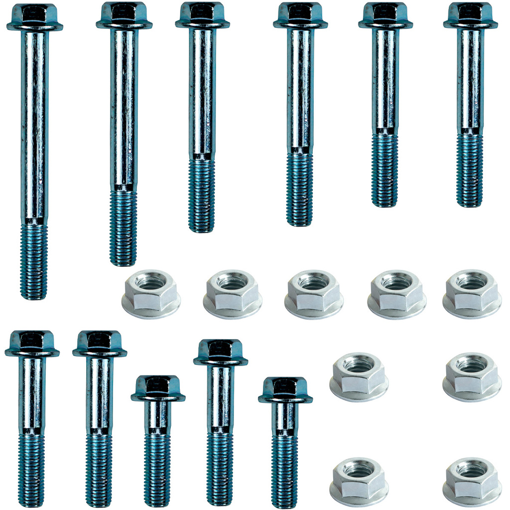 Kit parafusos suporte motor NXR125 NXR150 Bros 2009 a 2015 Fixação motor Chassi
