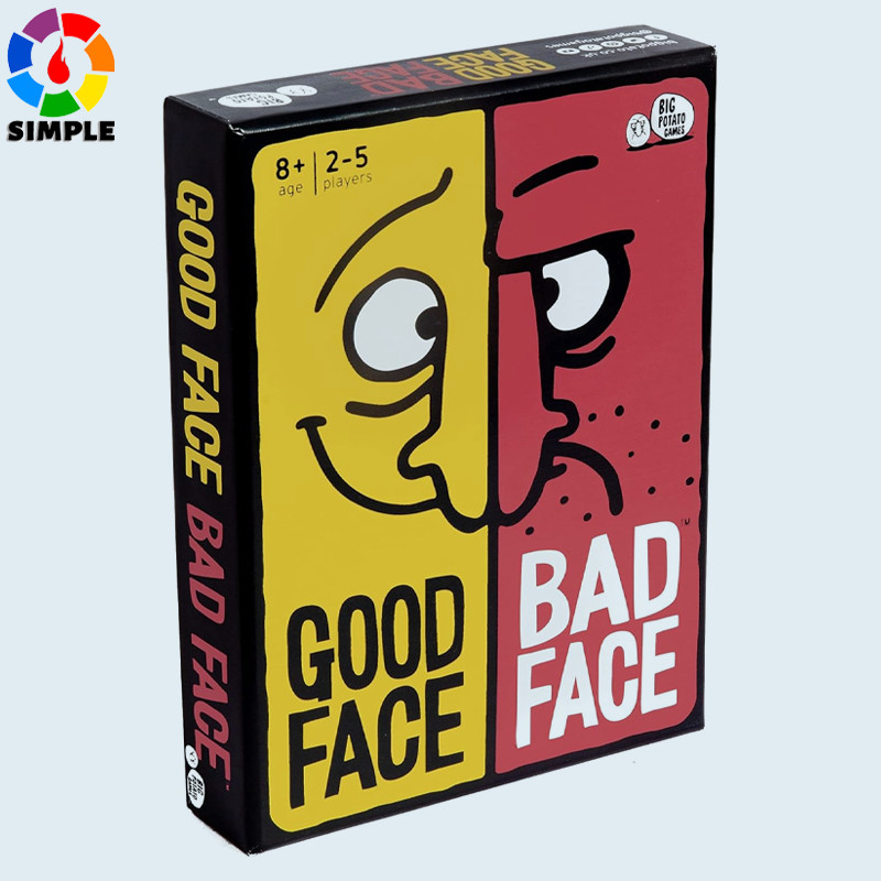 Big Potato Good Face Bad Face: Hilarious Party Travel Game for Family and Adults