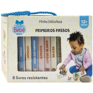 Livro box Minha Primeira Biblioteca com 8 livros -Todolivro em Oferta na Shopee