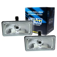 Par Farol Milha Auxiliar Retangular Aplicação Universal 15,2x17,8cm Original Nino