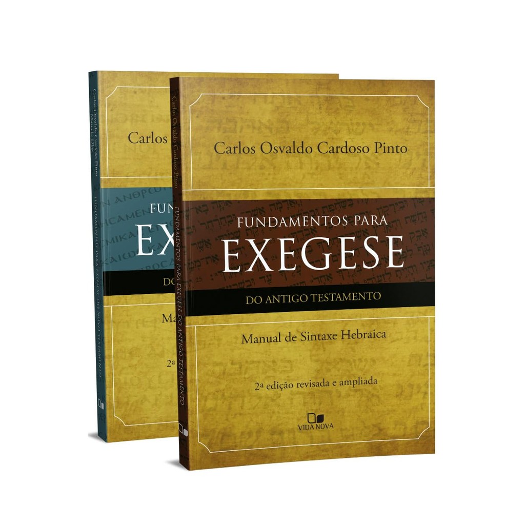 Kit Fundamentos Para Exegese | AT e NV | 2 Volumes | Carlos Osvaldo em Oferta na Shopee