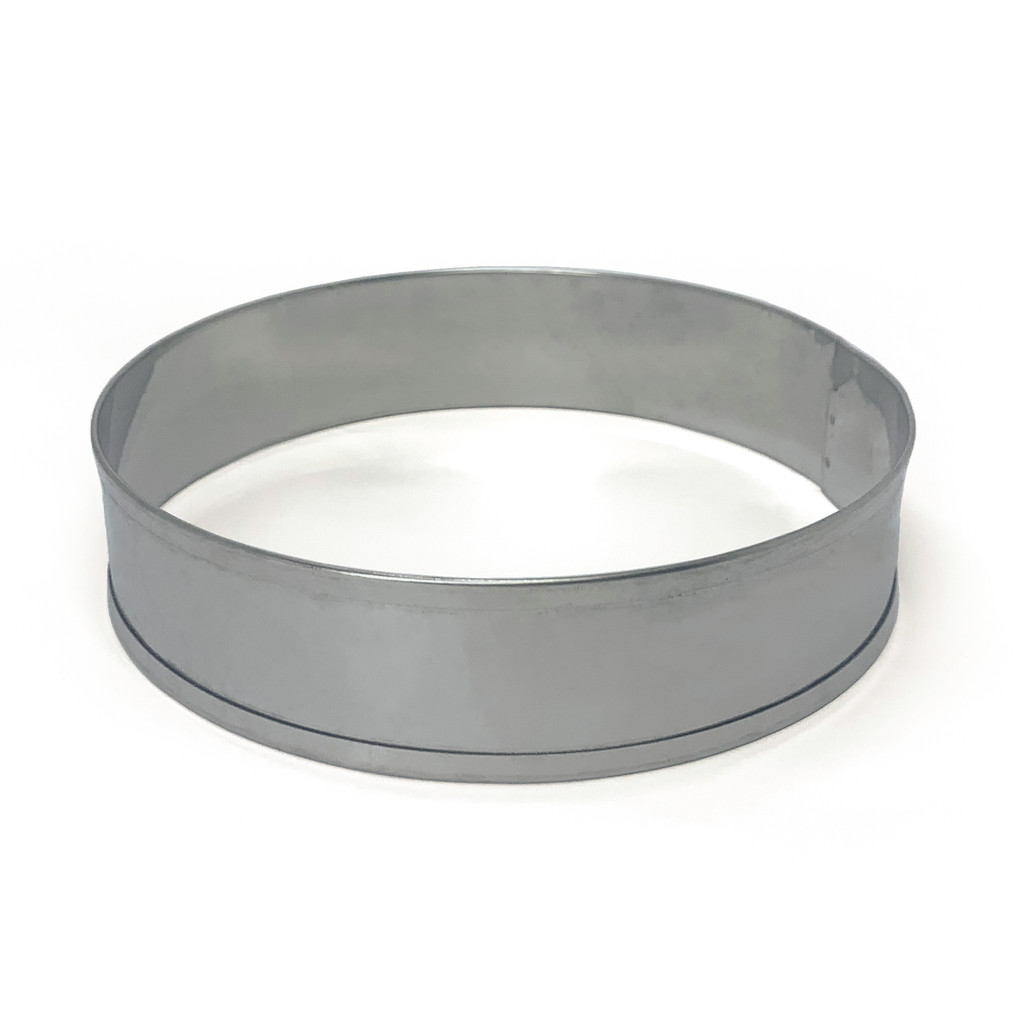 Kit 50 Formas em inox aro 15 cm para pão de hambúrguer bauru misto quente xis
