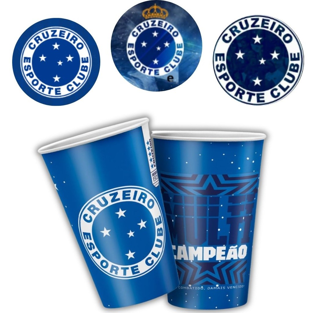 8 COPO PAPEL FESTA  CRUZEIRO 180ML REGINA em Oferta na Shopee