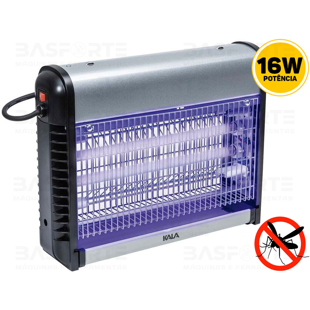 Mata Insetos Mosquito Moscas Pernilongo Elétrico Restaurantes Bar Lojas Armadilha Agrantt 16w Kala em Oferta na Shopee