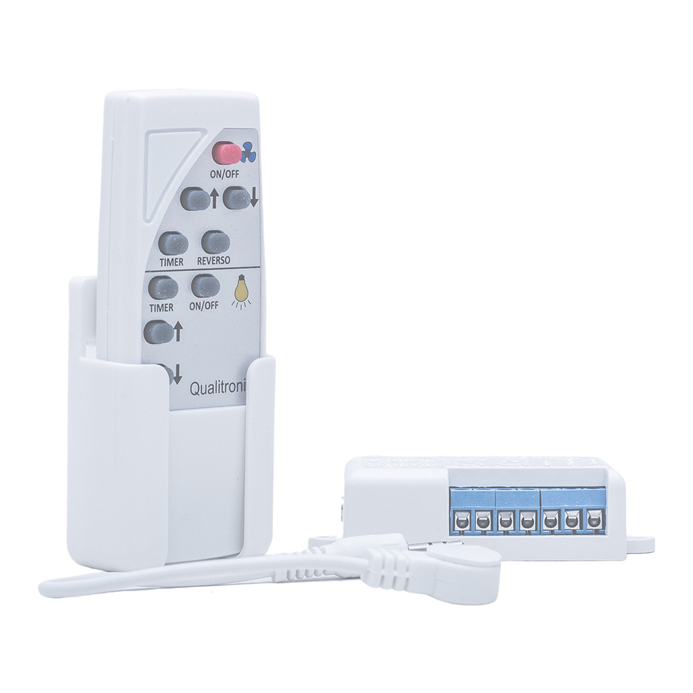 Controle Remoto Ventilador e Lâmpada Qualitronix Universal em Oferta na Shopee