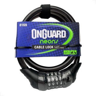 CADEADO ONGUARD NEON 8169 C/ SEGREDO 120CM X 12MM - PRETO em Oferta na Shopee