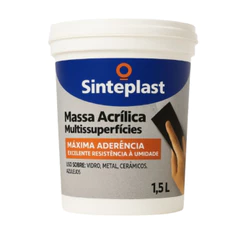 Massa Acrílica Multissuperfícies 1,5kg Sinteplast