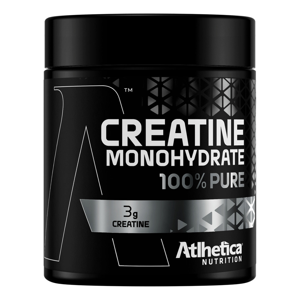Creatina Monohidratada 100% PURE 300g Athletica em Oferta na Shopee