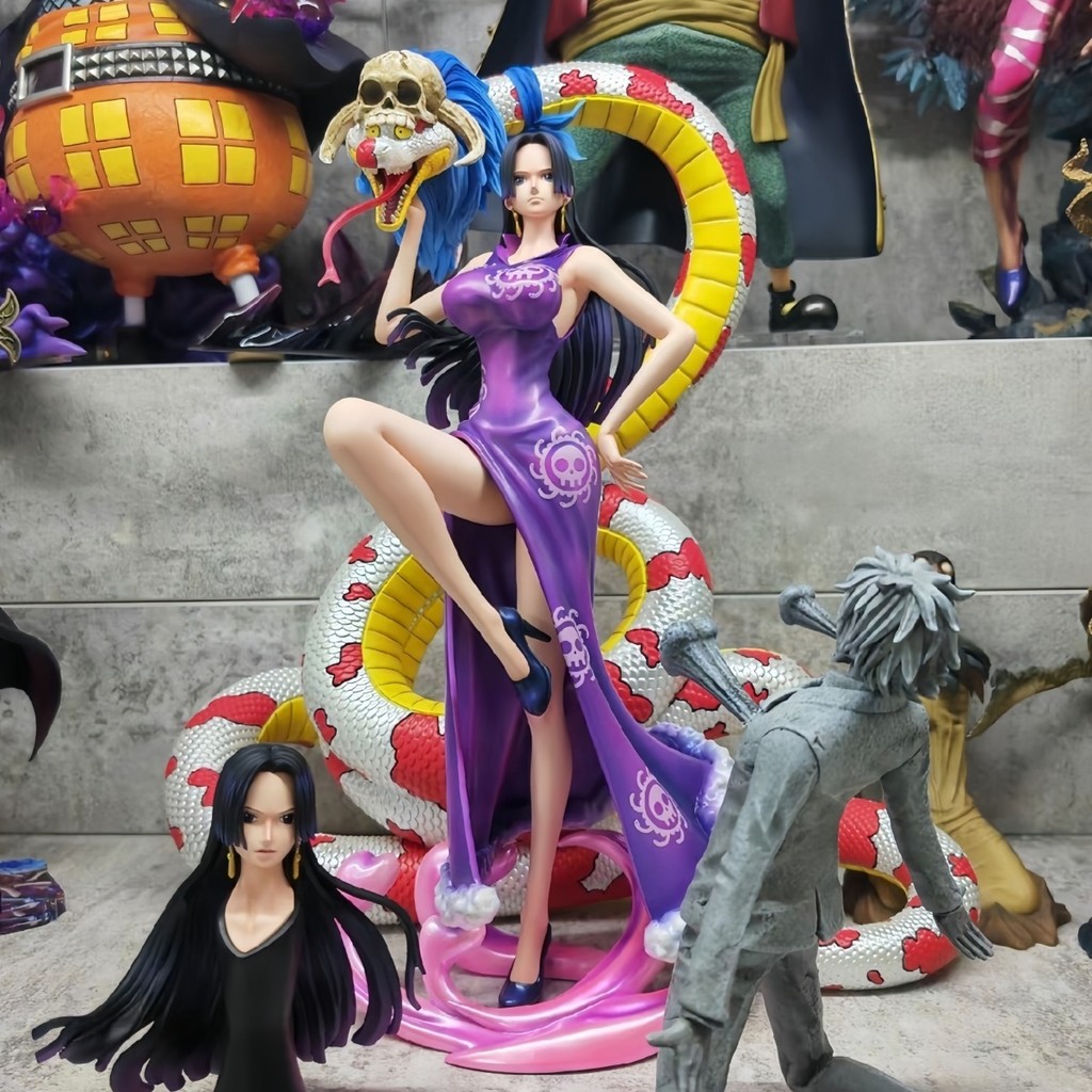 [Em Estoque] Figura de Ação da Série One Piece, Shichibukai Boa Hancock, Estatueta GK, Brinquedo da Moda, Modelo de Cena