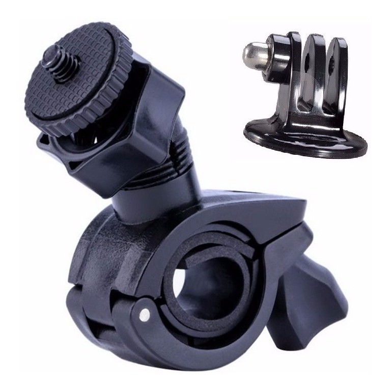 Suporte Giratório Bike + Adap. Tripé Gopro Guidão Bike