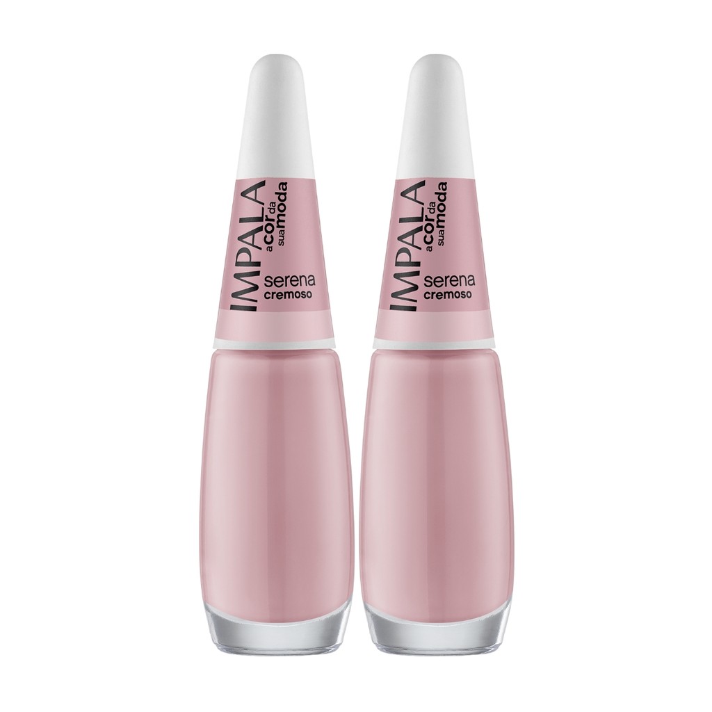 Kit 2 Esmalte Impala A Cor Da Sua Moda Unha Serena Cremoso em Oferta na Shopee