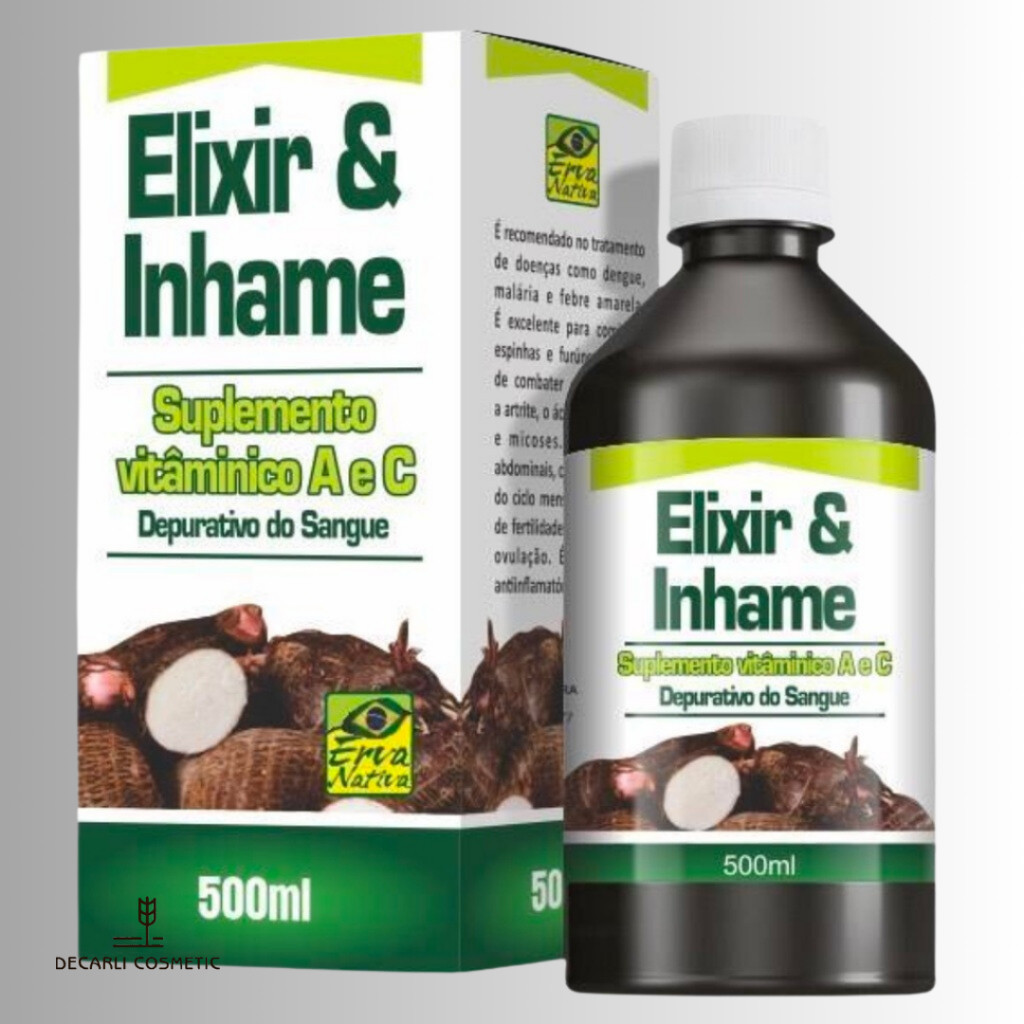 Elixir de Inhame Depurativo do Sangue 500ml em Oferta na Shopee