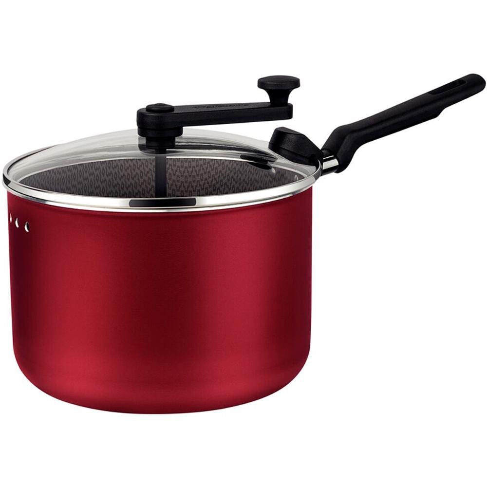 Pipoqueira Tramontina Loreto 20cm 3,5L em Alumínio Revestimento Antiaderente Starflon Max Vermelho
