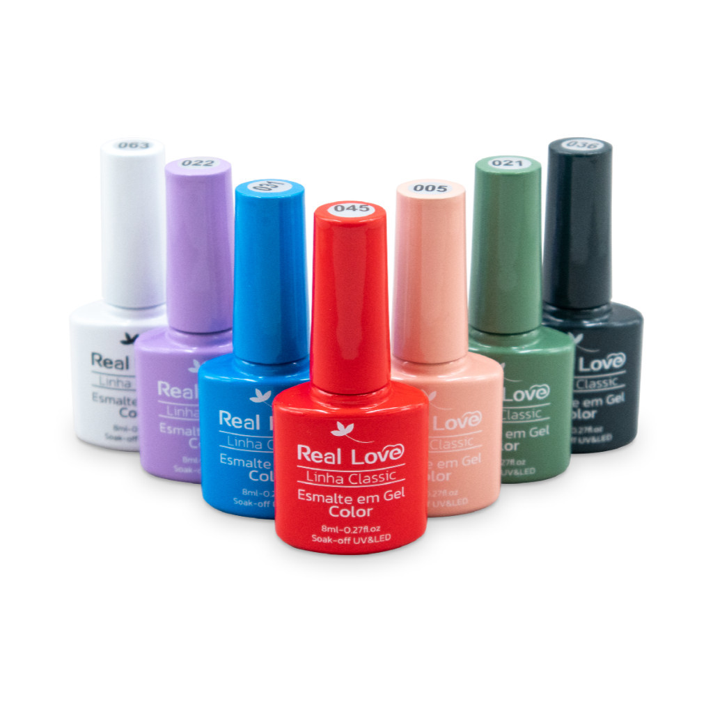 Esmalte em Gel - Linha Color - 8ml - Real Love em Oferta na Shopee