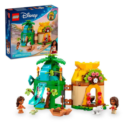 Bloco de Montar Disney Princess Diversão na Ilha da Moana Lego em Oferta na Shopee