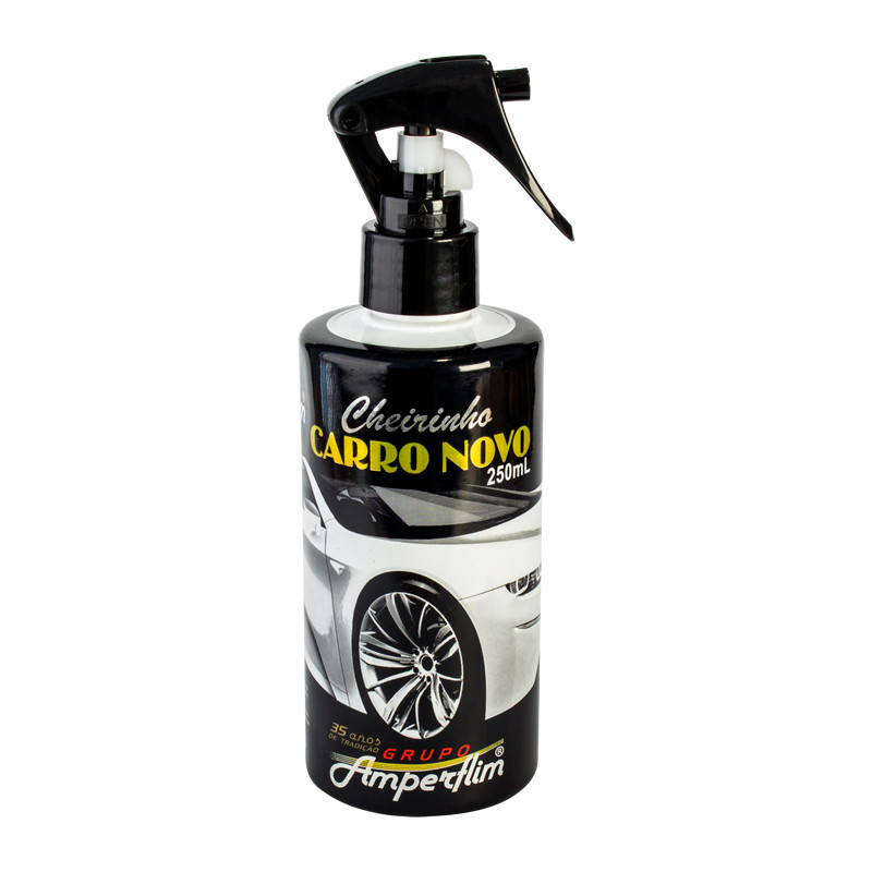 Cheirinho Carro Novo Aromatizante Automotivo Amperflim 250 Ml Spray Original em Oferta na Shopee